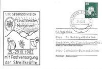 Bundeswehr Poststellenstempel 25