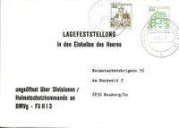 Bundeswehr Poststellenstempel 30